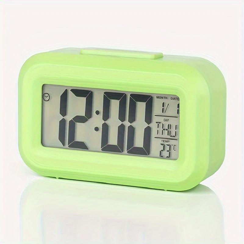 SilentTime - Silent LED Alarm Clock with Date and Temperature Display