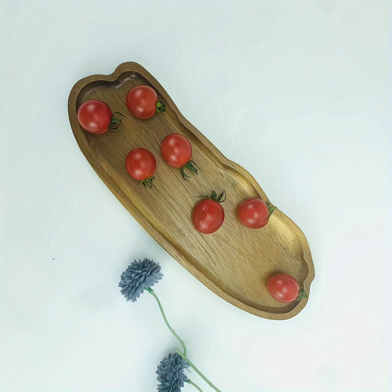 WoodenServe - Acacia Wood Tray for Food & Decor | Unique Design