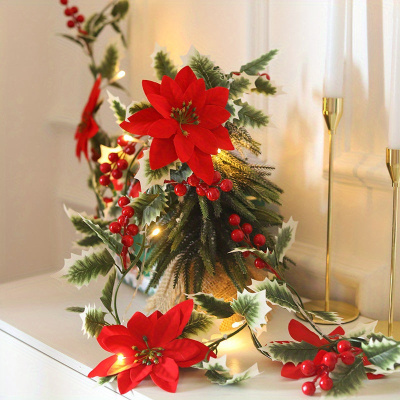 GlamBloom - 30 LED Flower Vine Lights