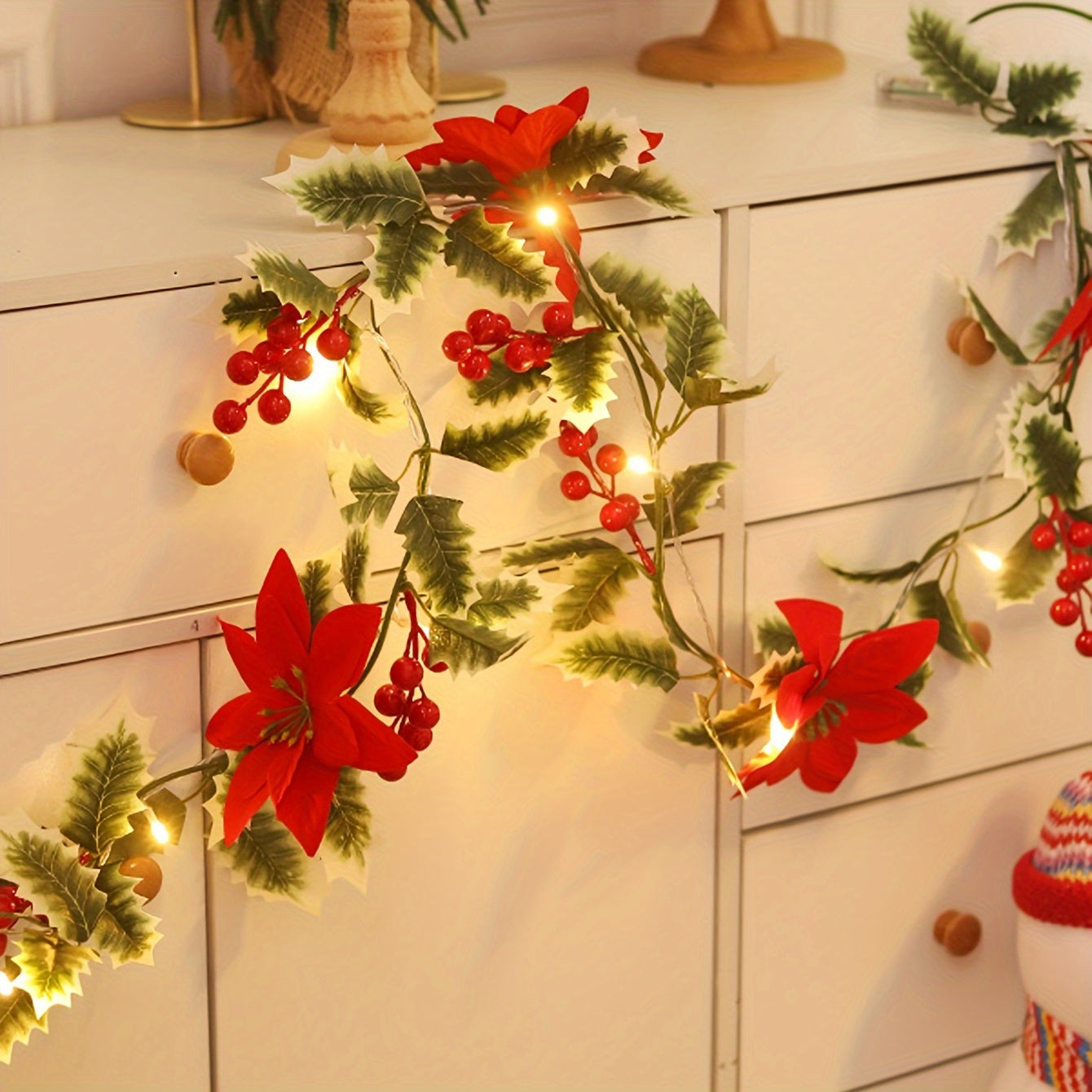 GlamBloom - 30 LED Flower Vine Lights