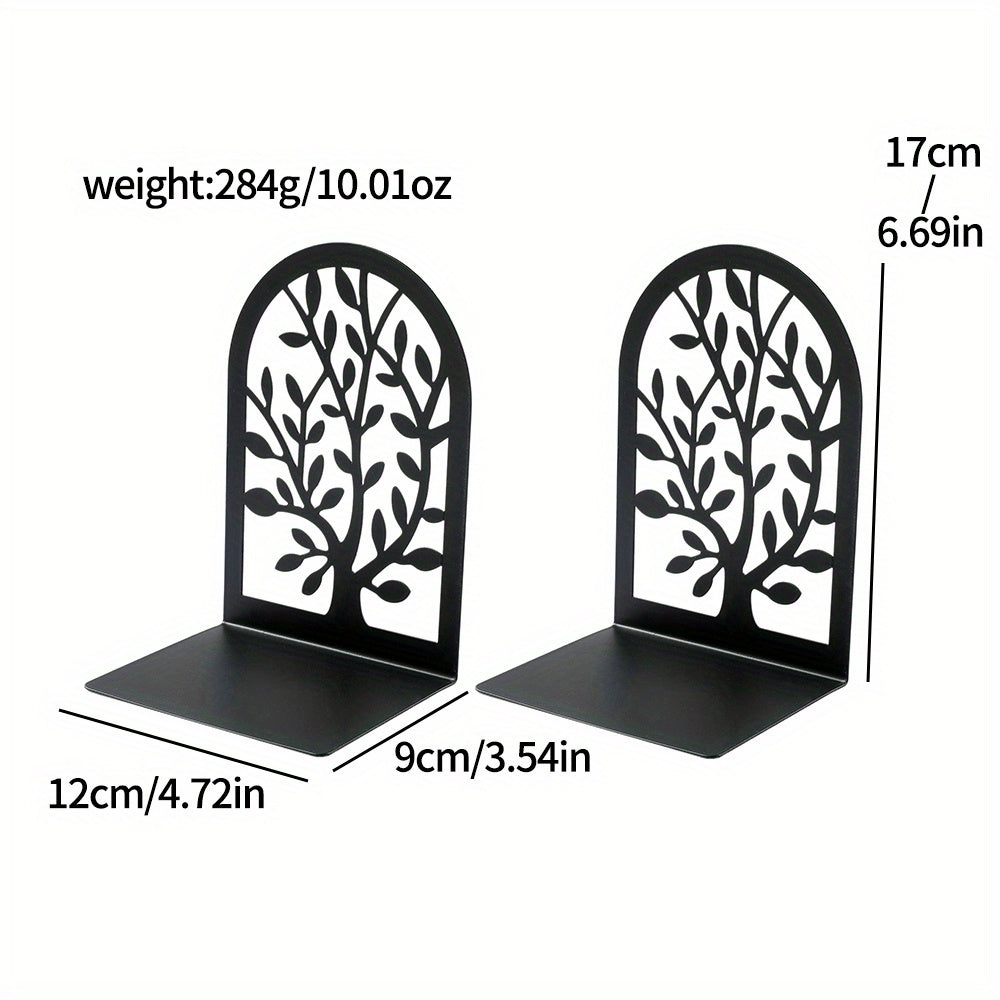 TreeLife - Suportes para Livros Clássicos de Árvore da Vida em Ferro com Revestimento em Pó para Escritório e Casa