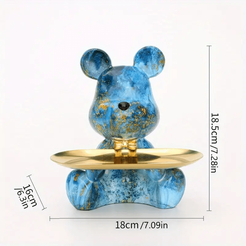BearTray - Charming Resin Decorative Tray