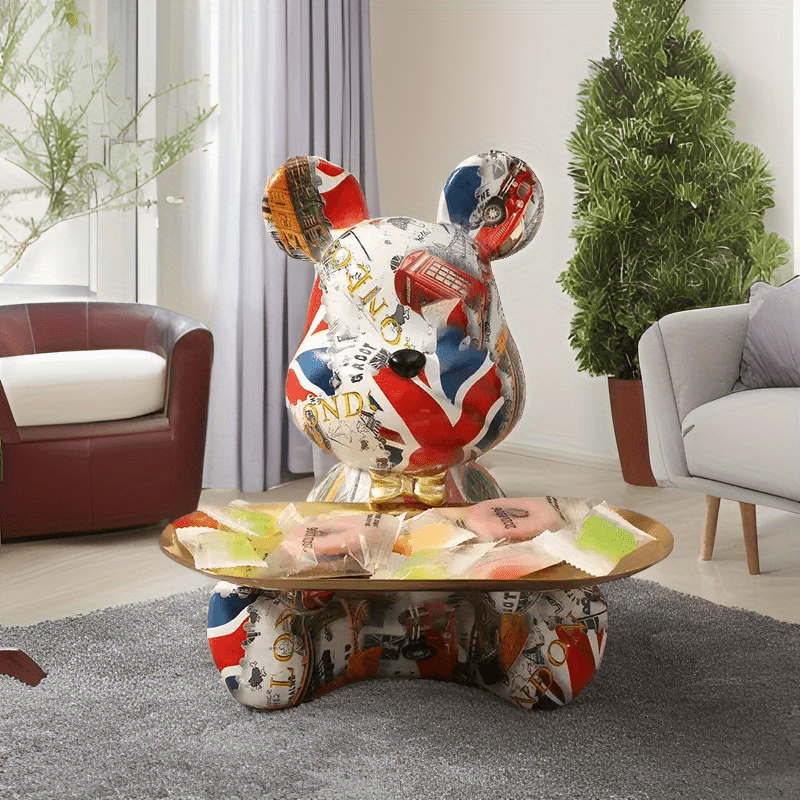 BearTray - Charming Resin Decorative Tray