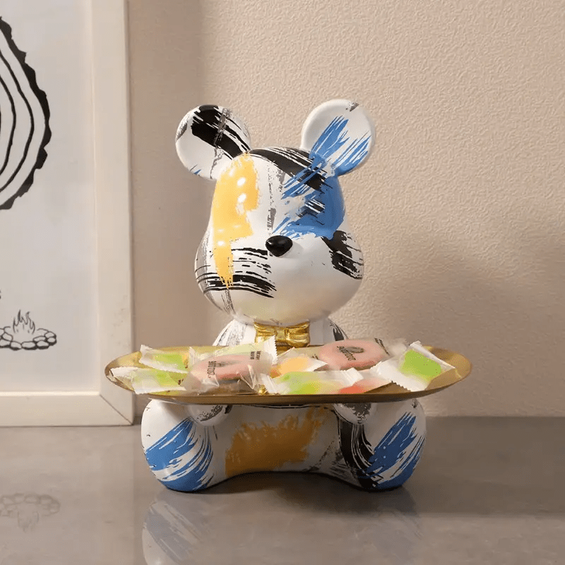 BearTray - Charming Resin Decorative Tray