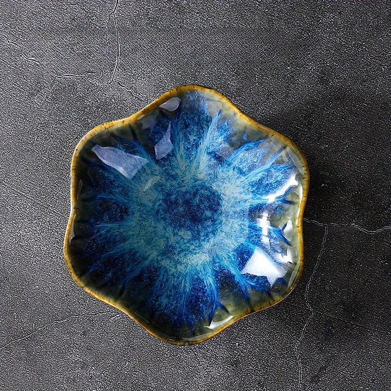 LotusTray - Caixa Decorativa de Folha de Lótus em Cerâmica | Para Anéis, Chaves e Bugigangas