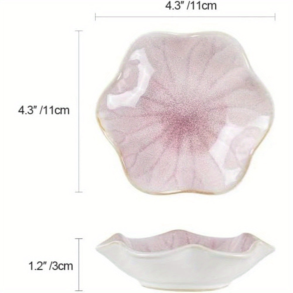 LotusTray - Caixa Decorativa de Folha de Lótus em Cerâmica | Para Anéis, Chaves e Bugigangas