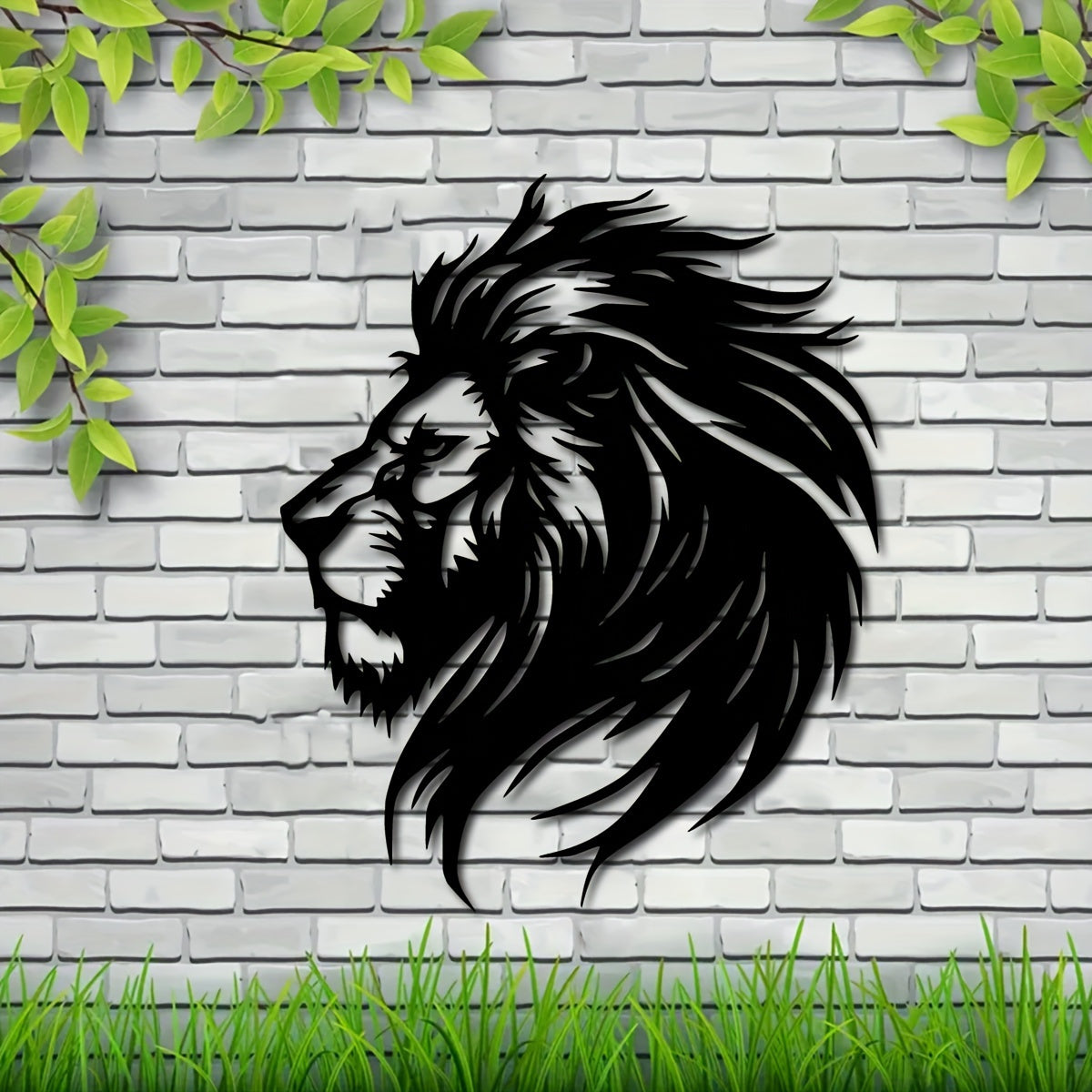 LionArt - Rustic Lion Head Wall Art