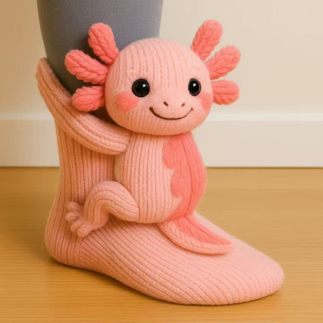 Socks Slippers Women Plush Animal Warm Knitted Indoor Comfort