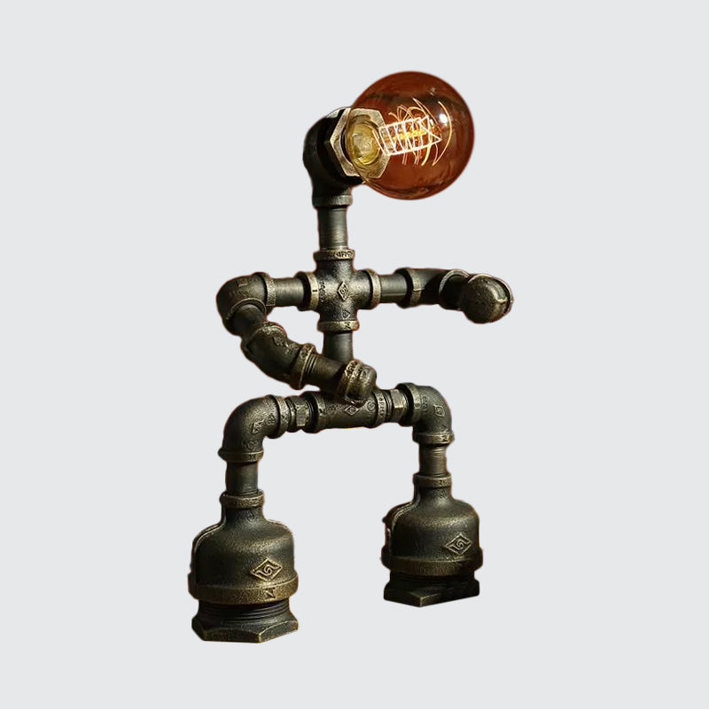 RoboLume - Lampada da tavolo robot retrò-futuristica