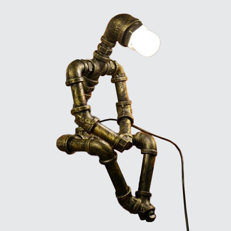 RoboLume - Lampada da tavolo robot retrò-futuristica