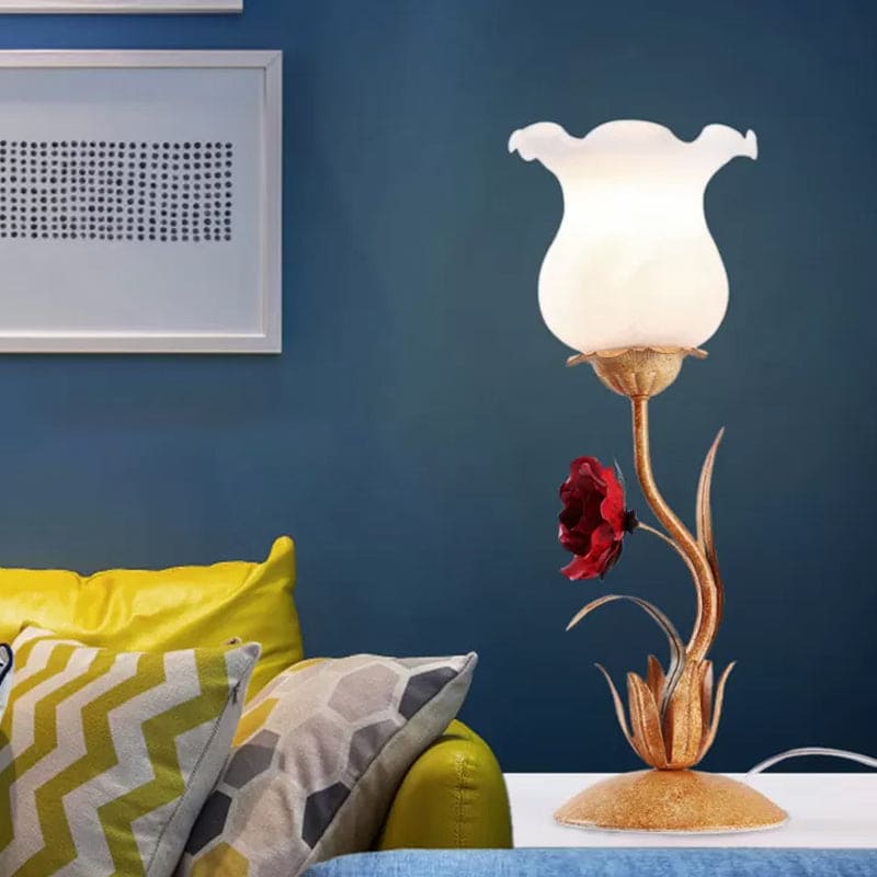 BloemLicht - Lampada da tavolo atmosferica con design floreale