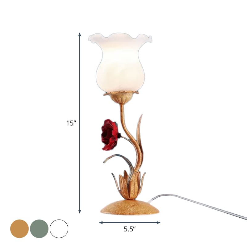 BloemLicht - Lampada da tavolo atmosferica con design floreale