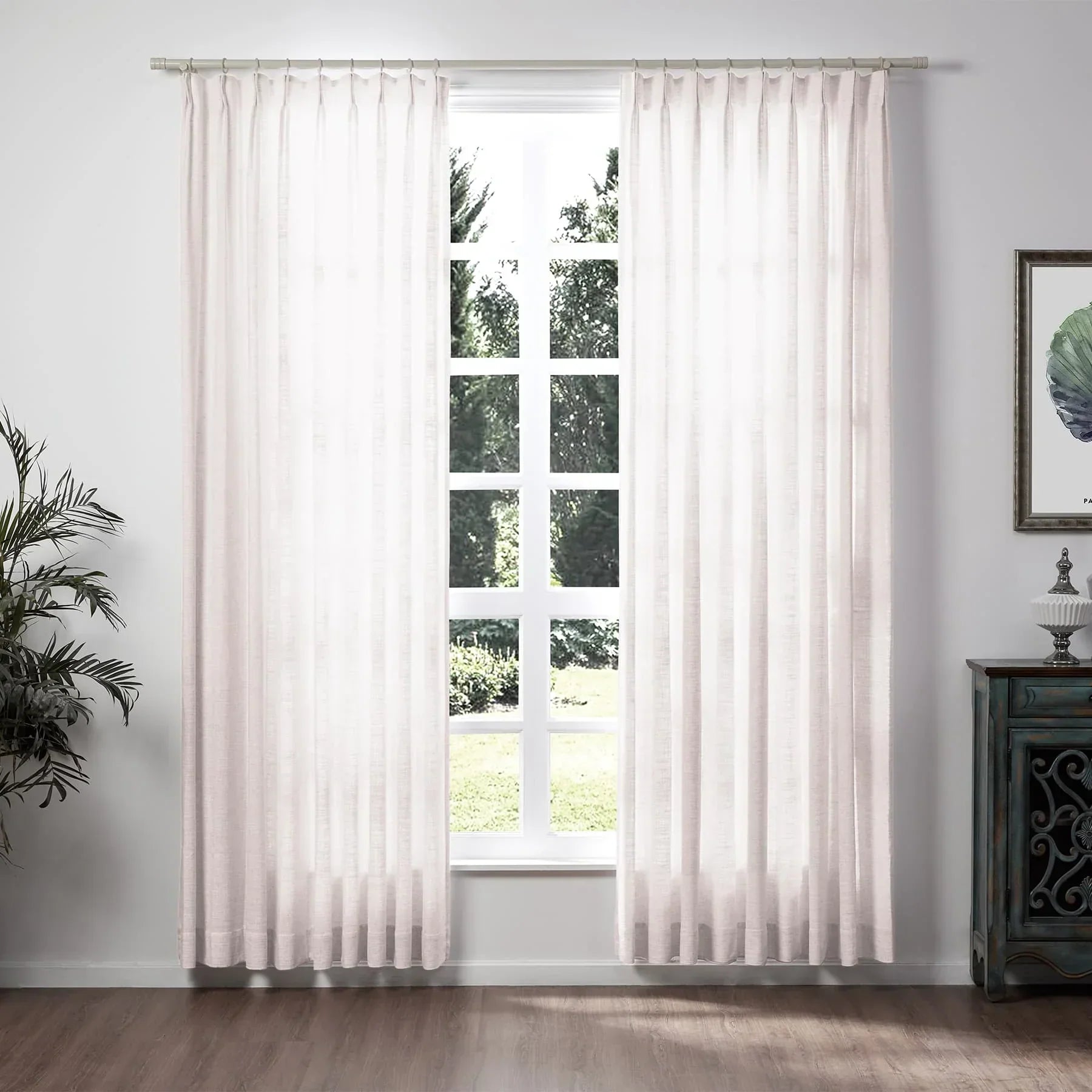 Tende in lino per soggiorno Eleganti tende filtranti la luce