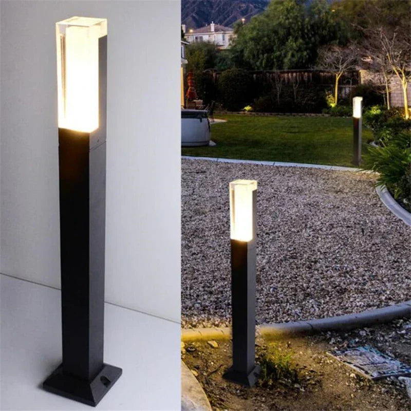 LuxeLight - Candeeiro Exterior Moderno de Alumínio