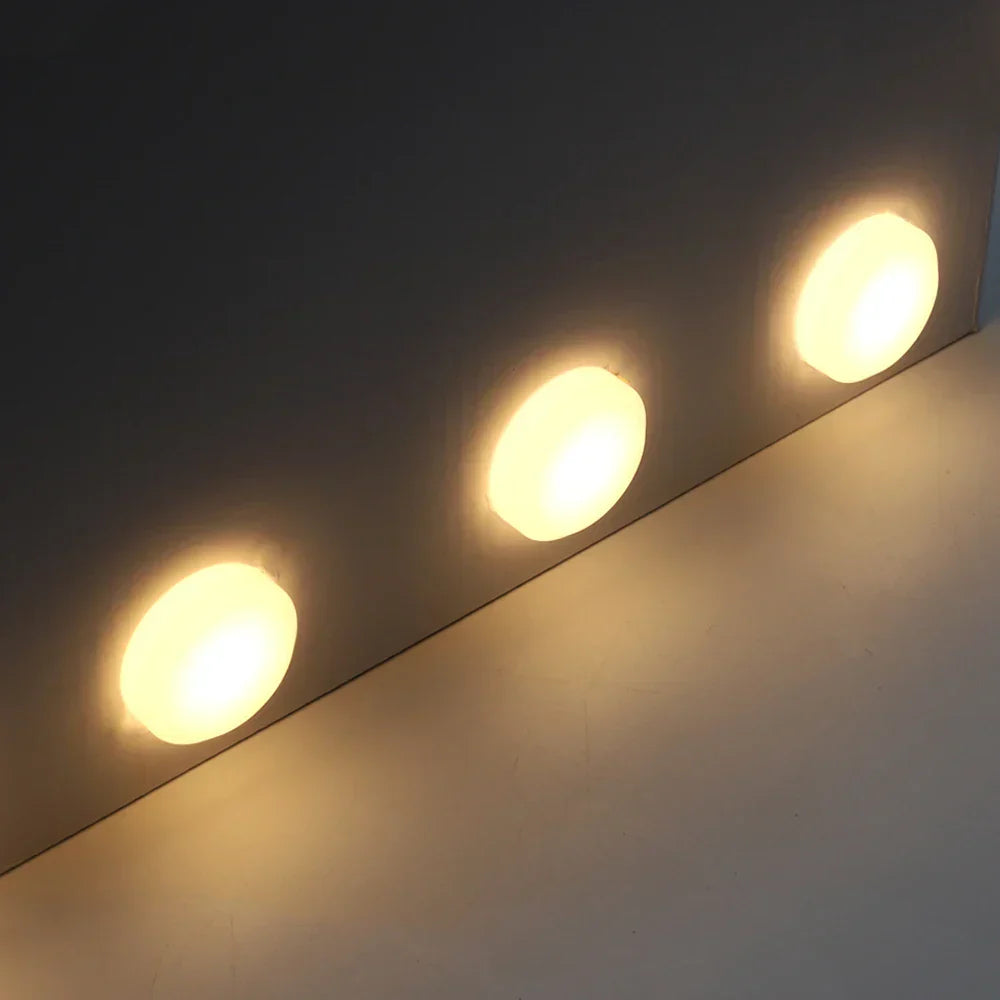 LumiGlow – Lámpara de pared LED redonda para interior y exterior – Eficiente energéticamente y resistente a la intemperie