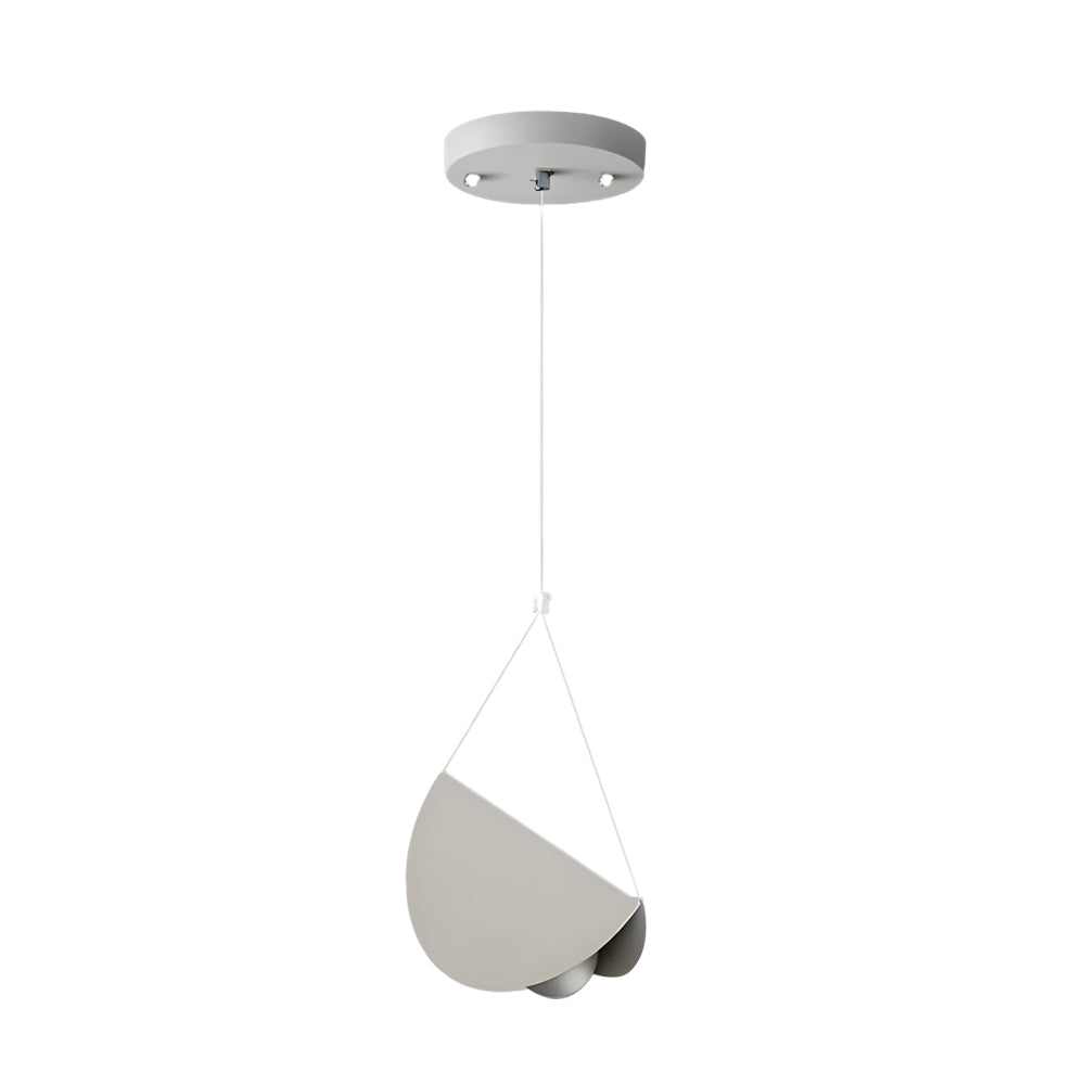 Candeeiro suspenso deslizante branco minimalista de 1/3/6 luzes