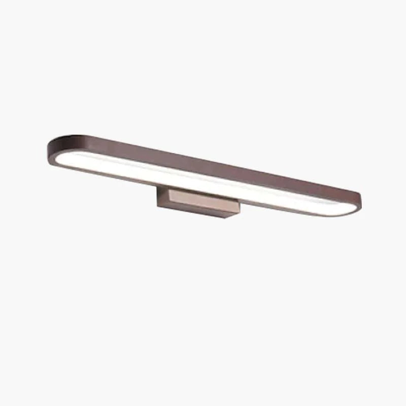 Lampada da parete Leigh Moderne Lineare, Oro, Camera da letto/Bagno, Metallo