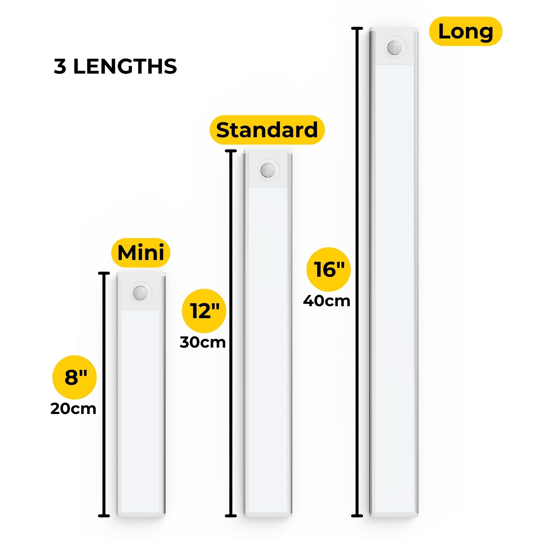 EasyLight - striscia LED con sensore di movimento wireless - Senza problemi, senza cavi