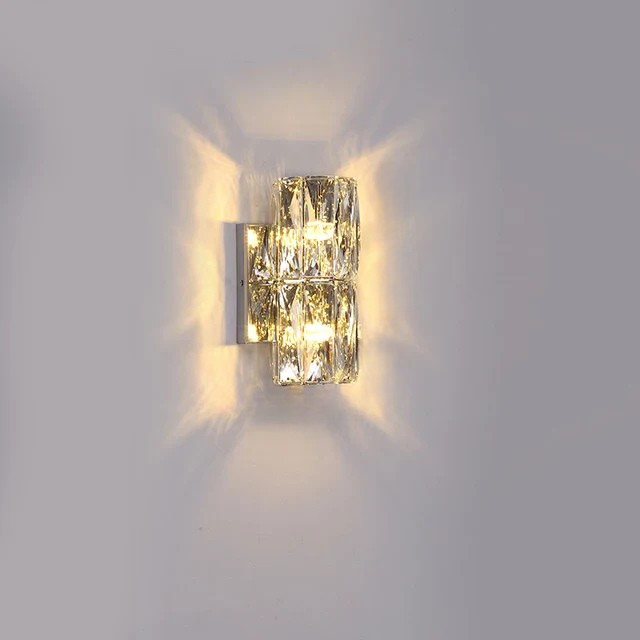 CrystalLuxe - Royal Bedroom Wall Lamp