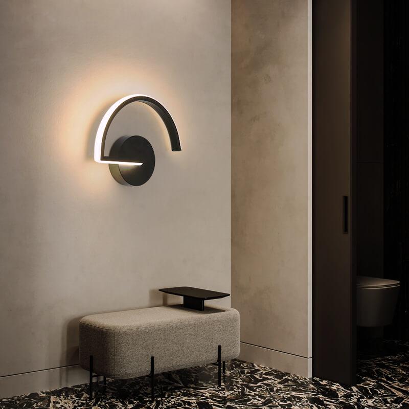 Lampada da parete LED moderna minimalista Curves Line con 1 luce