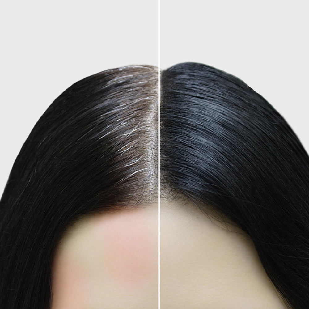Champú colorante para cabello sin amoníaco Color natural Brillo en 10 minutos