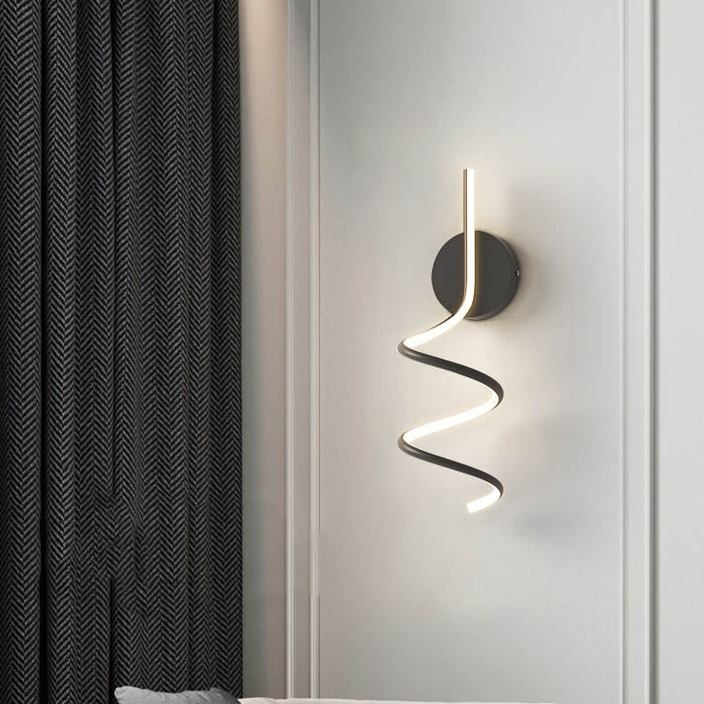 LumiArc - Lampada da parete LED con linee ad arco minimaliste e creative
