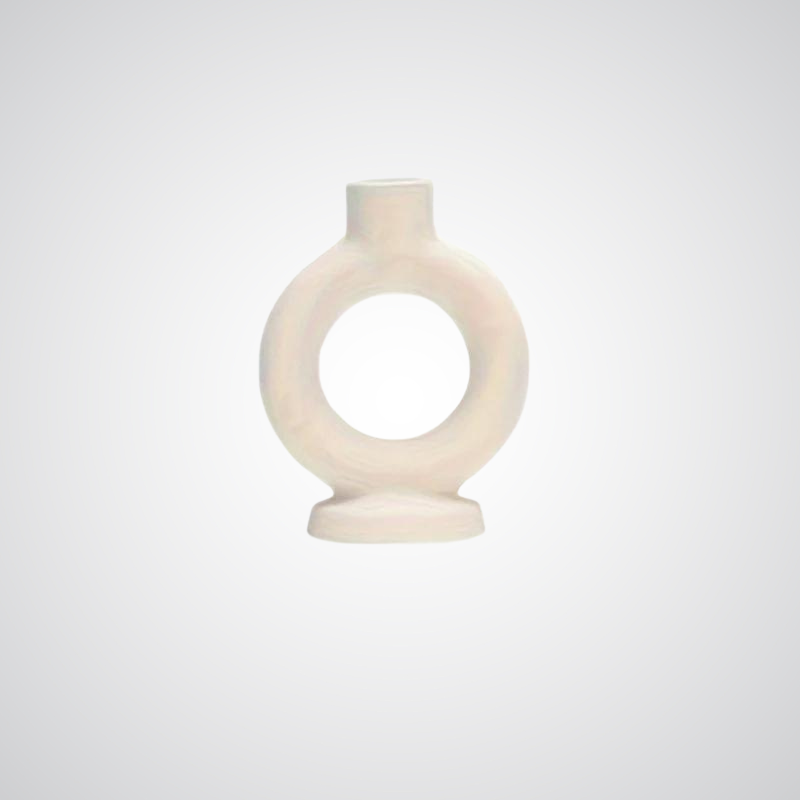 Portacandele in ceramica stile bohemien – Candelabri minimalisti per decorazione d'interni