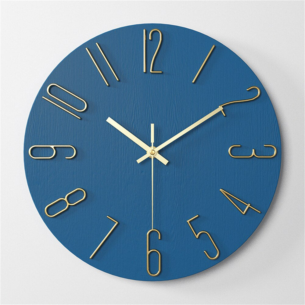 Reloj de pared moderno de plástico