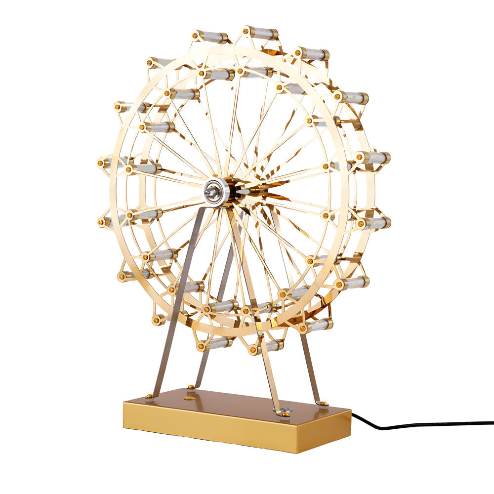 LumiCircus - Lampada da tavolo Gouden Rad con LED e touch