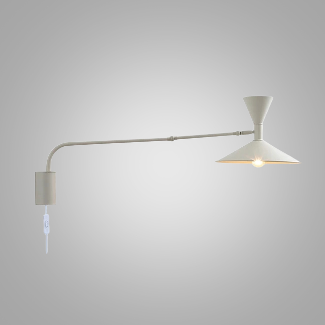 LumiFlex - Nordic Swing Wall Lamp – Adjustable LED Reading Lamp for Living and Work Spaces