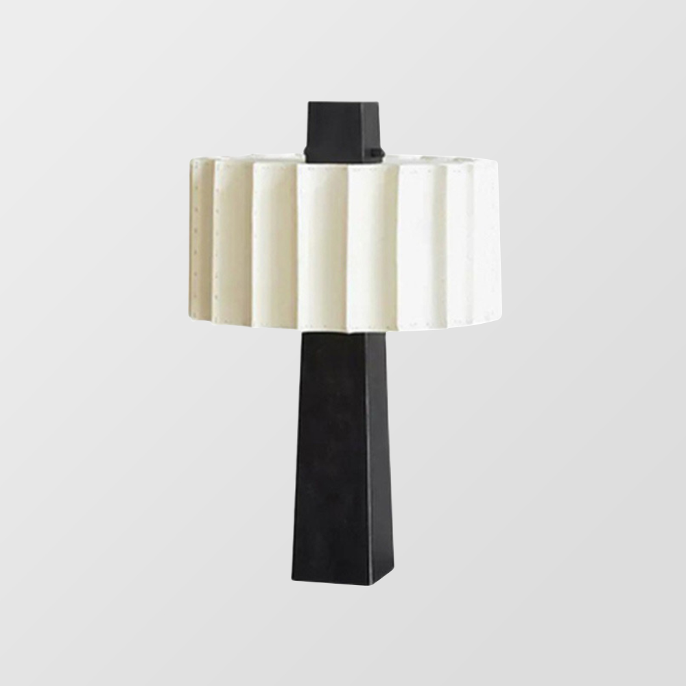 Candeeiro de Mesa Decorativo Preto e Branco Criativo