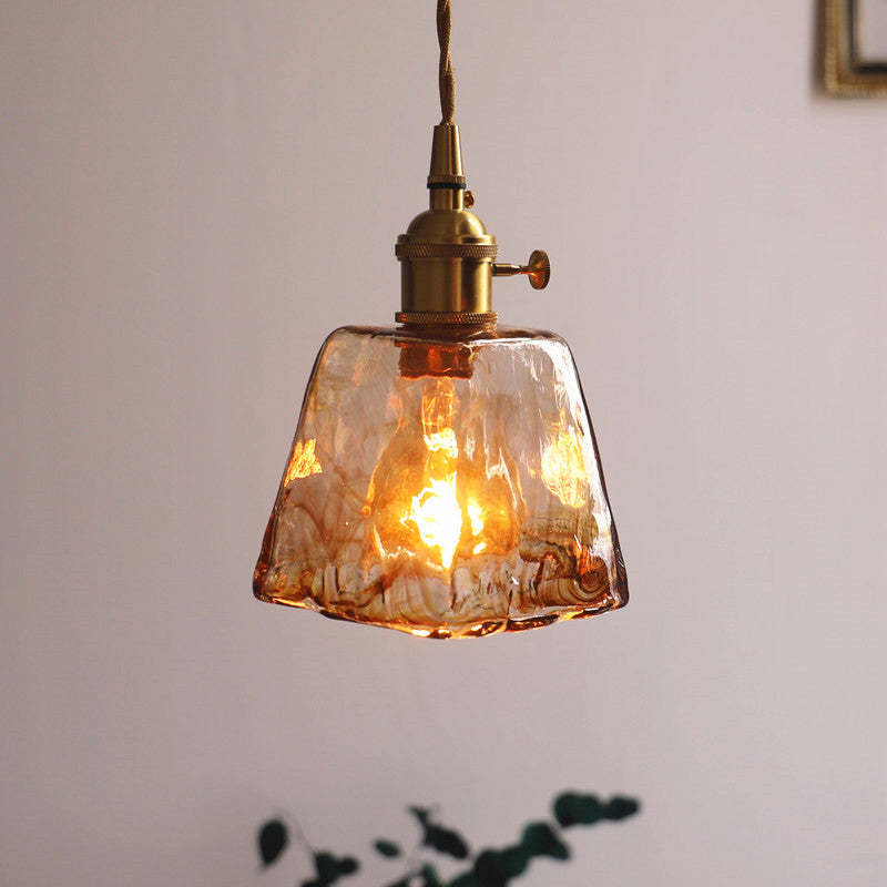 Eloise Vintage Lampade da Soffitto LED in Metallo Dorato e Vetro per Camera da Letto, Soggiorno, Sala da Pranzo
