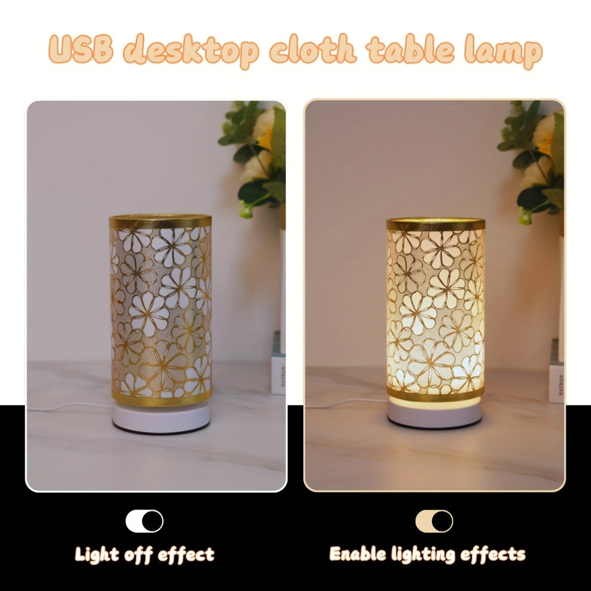 ModernLight - Cylinder USB Table Lamp