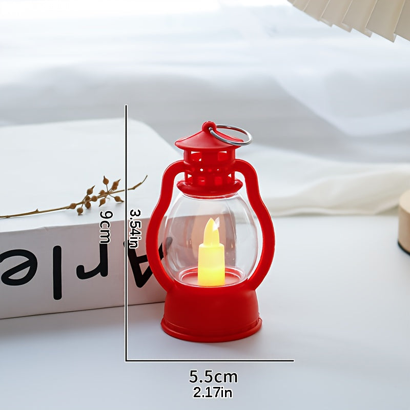 VintageGlow - Charming LED Battery-Powered Christmas Lantern