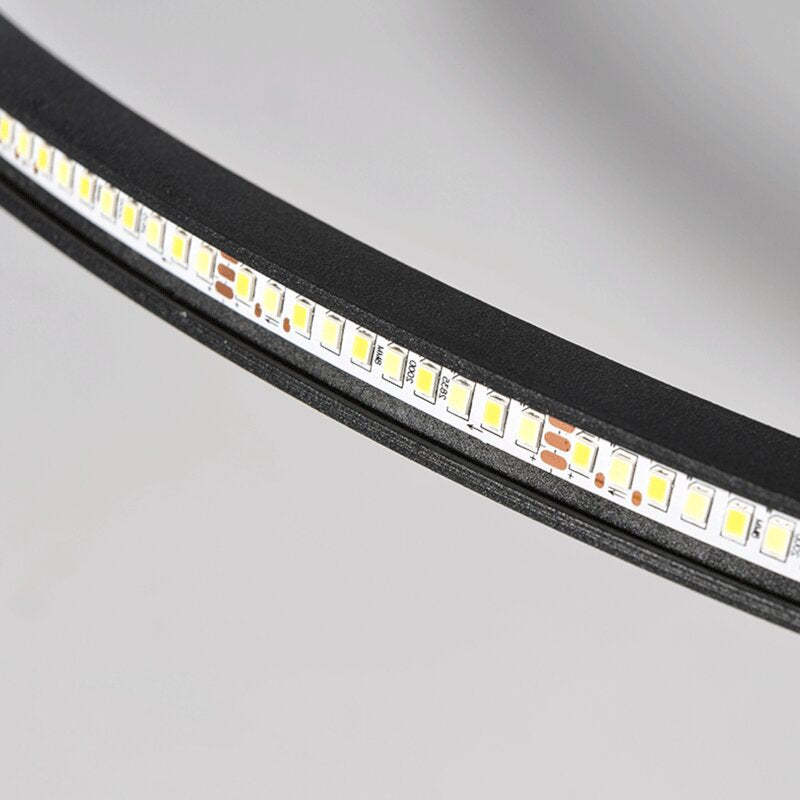 LunaNova - Lampada da soffitto LED rotonda moderna in metallo/acrilico