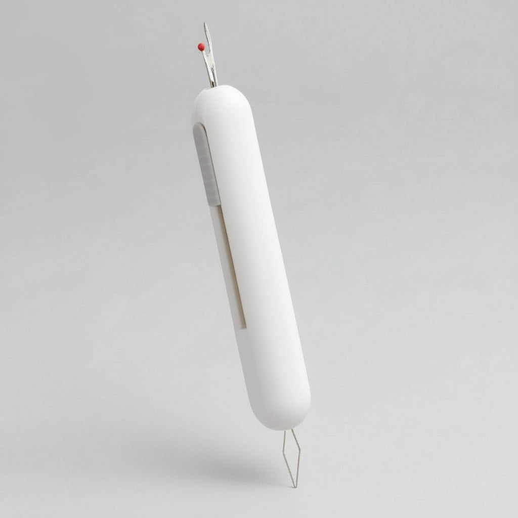 2-in-1 Needle Threader Seam Ripper Tool for Effortless Sewing 0