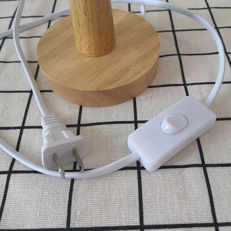 LightWave - Lampada da tavolo con corda intrecciata