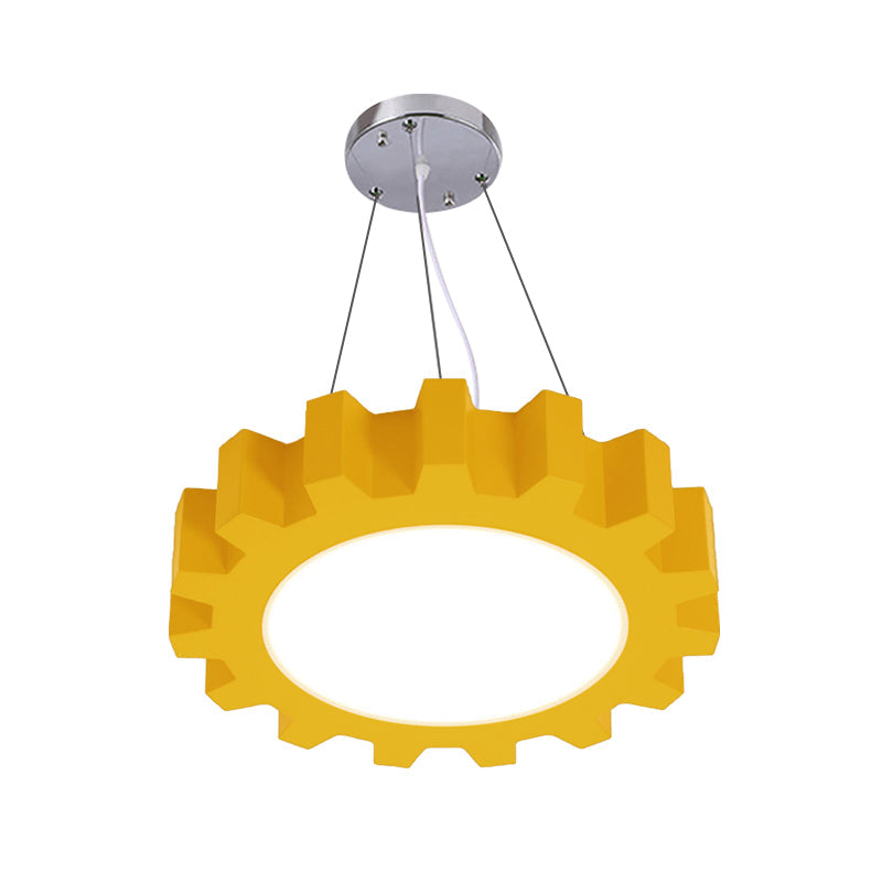 Candeeiro suspenso LED divertido para crianças - Acrílico e cores alegres