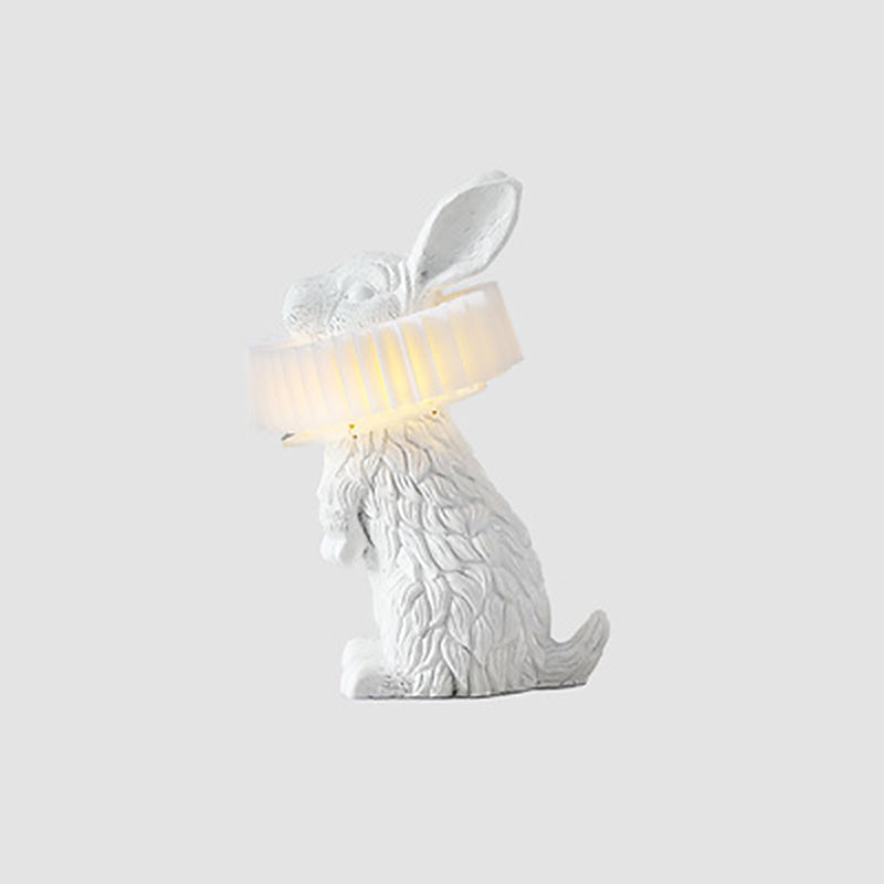 BunnyGlow - Lámpara nocturna en forma de conejo con acabado de resina