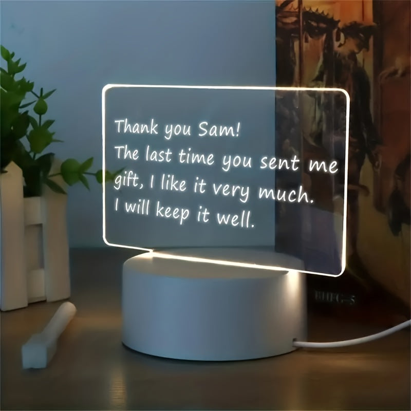 LumiBoard - Modern LED Message Board Table Lamp with Pen