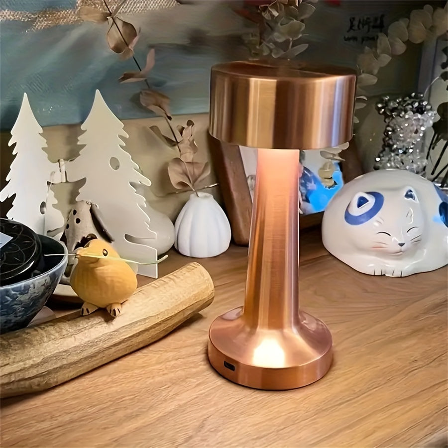 AuroraDesk - USB Rechargeable LED Desk Lamp with Touch Control