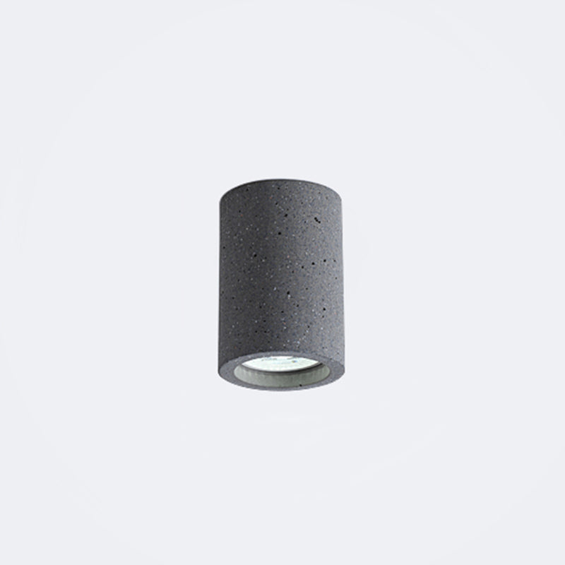 Lámpara de techo LED Cilindro de Cemento - Diseño Minimalista