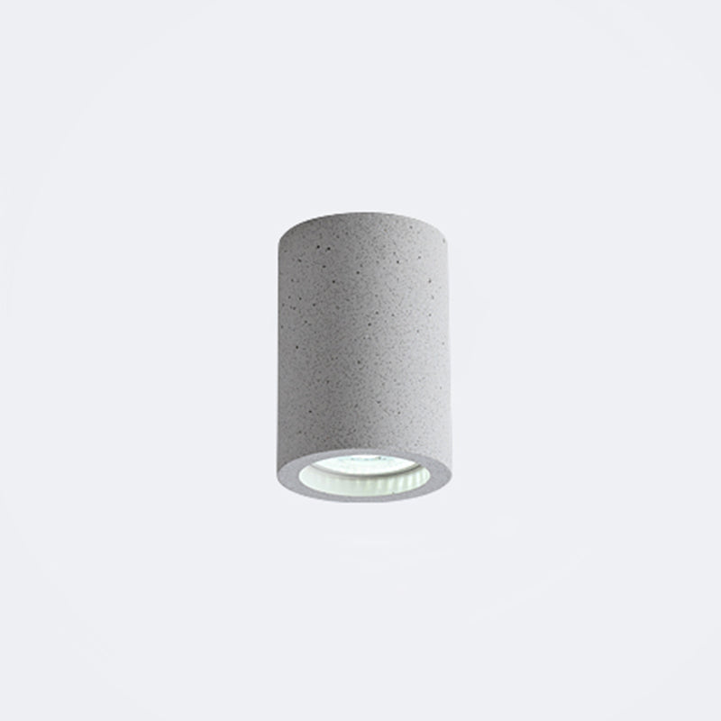 Lámpara de techo LED Cilindro de Cemento - Diseño Minimalista
