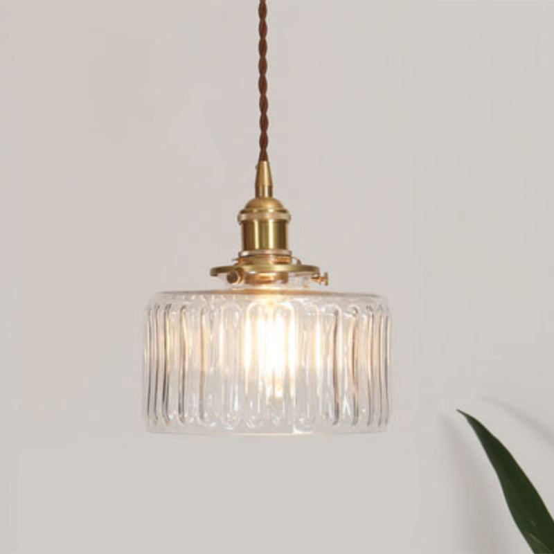 Refined Pendant Lamp - Light Glass Fixture for Restaurant