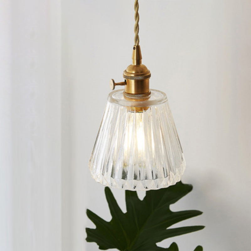 Refined Pendant Lamp - Light Glass Fixture for Restaurant