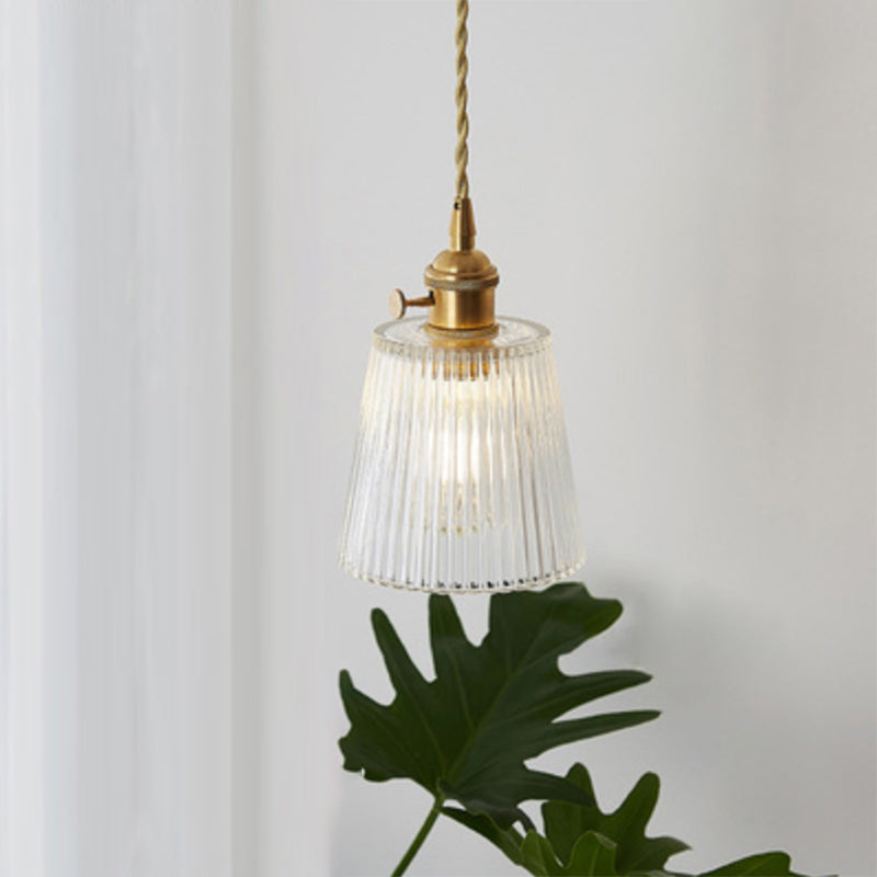 Refined Pendant Lamp - Light Glass Fixture for Restaurant