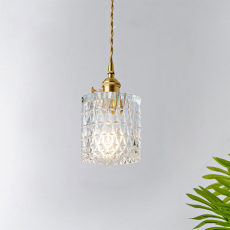 Refined Pendant Lamp - Light Glass Fixture for Restaurant