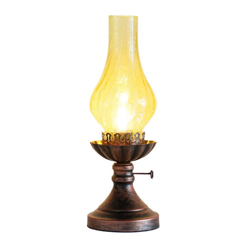 GlowThijs - Lampada da comodino retrò con paralume in vetro Craykle