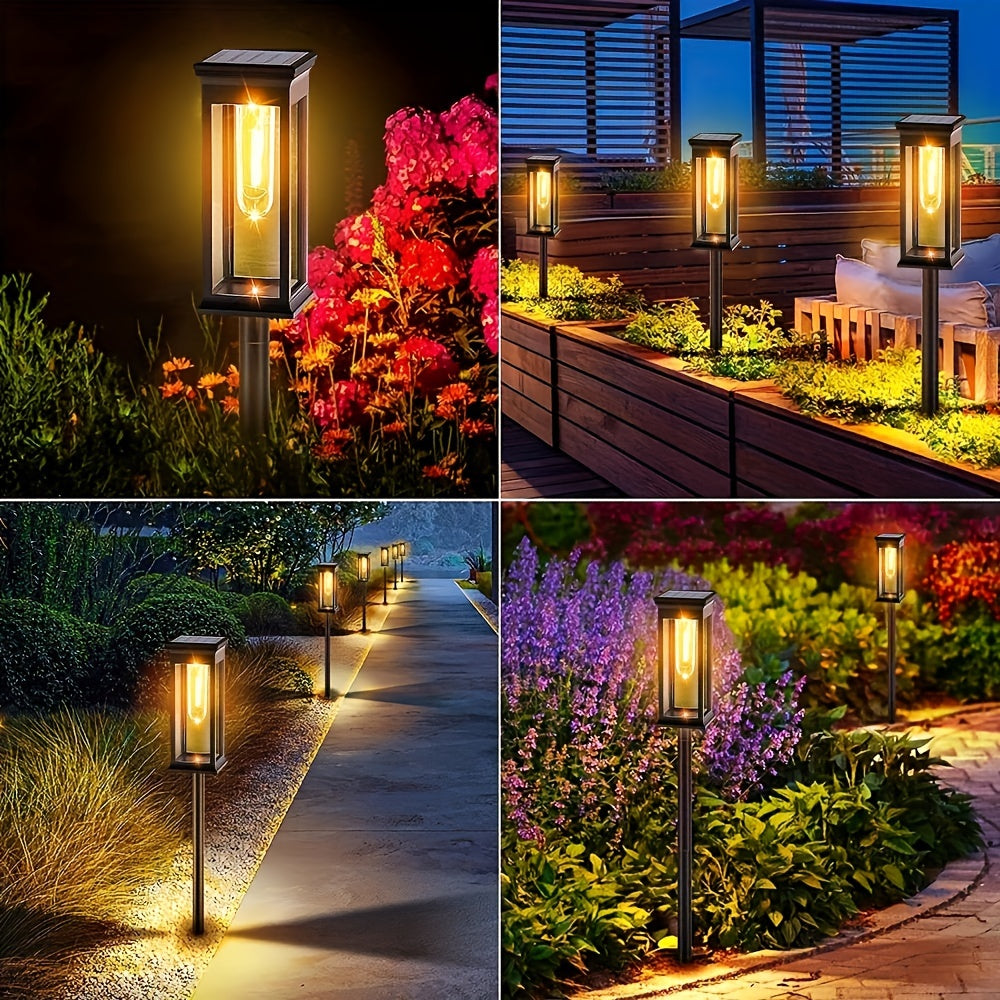 SolarLux - 4-piece Set Solar Garden Lighting IP44 Waterproof