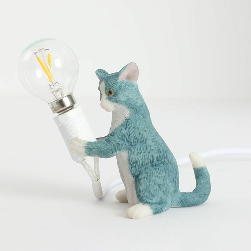 Lampada Notturna per Gattini - Lampada da Tavolo Decorativa per Cameretta Bambini